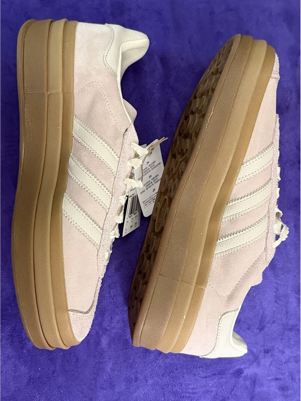 Adidas Gazelle Bold Womens Platform Suede Sneakers Brand New NIB Pink - Picture 3 of 10